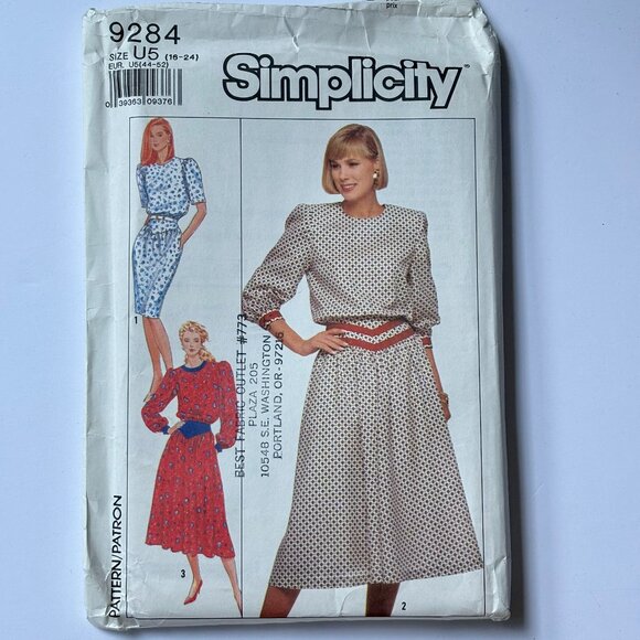 Simplicity Pattern 9284 Dress in two lengths - Picture 1 of 2